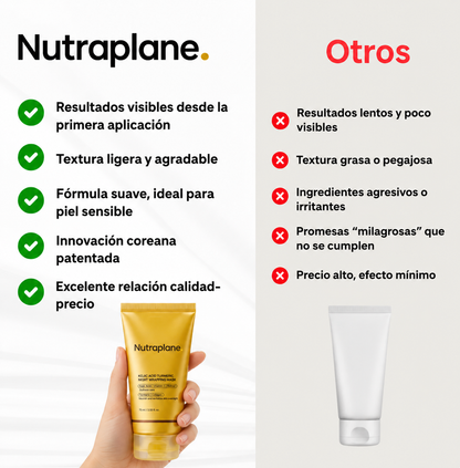 Mascarilla Facial Coreana Con Curcuma y Colágeno