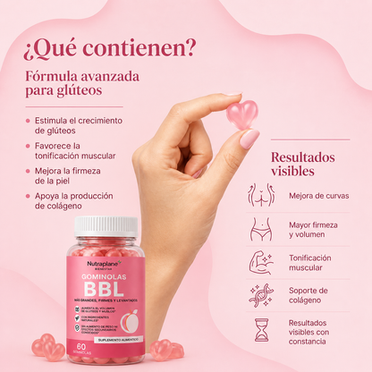 Gominolas para Crecimiento y Firmeza de Glúteos